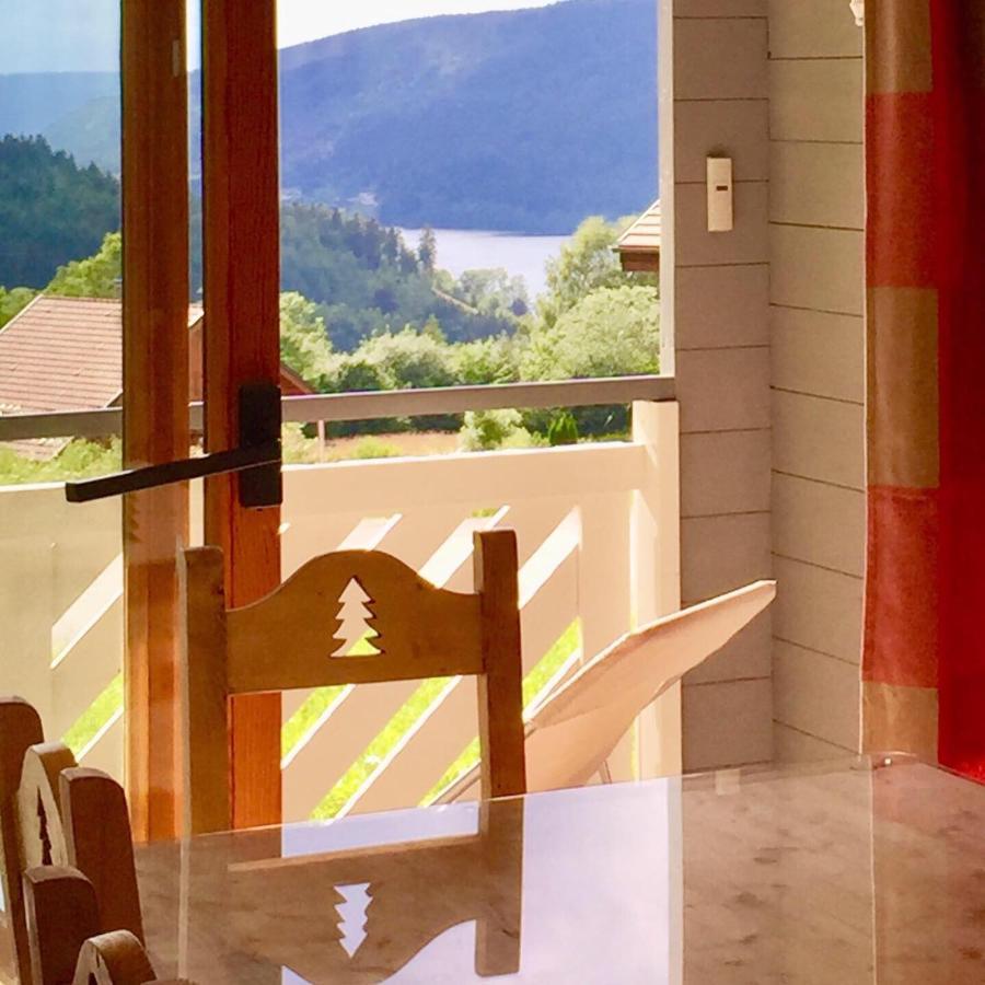 Chalet Le Flocon Bleu - Mauselaine Avec Vue Sur Le Lac De Gérardmer Eksteriør bilde